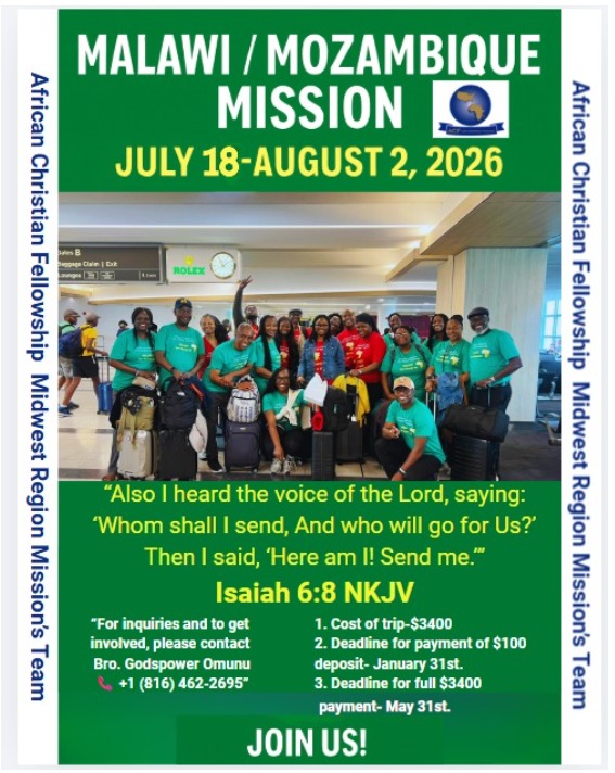 Malawi and Mozambique Mission Flyer