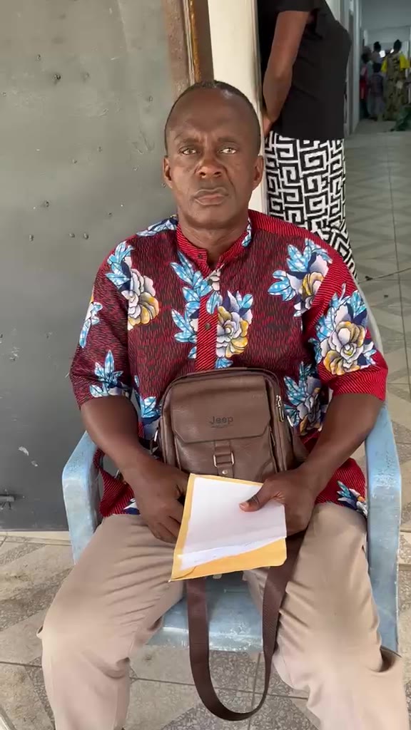 A man sharing his testimony (tap to watch the video)